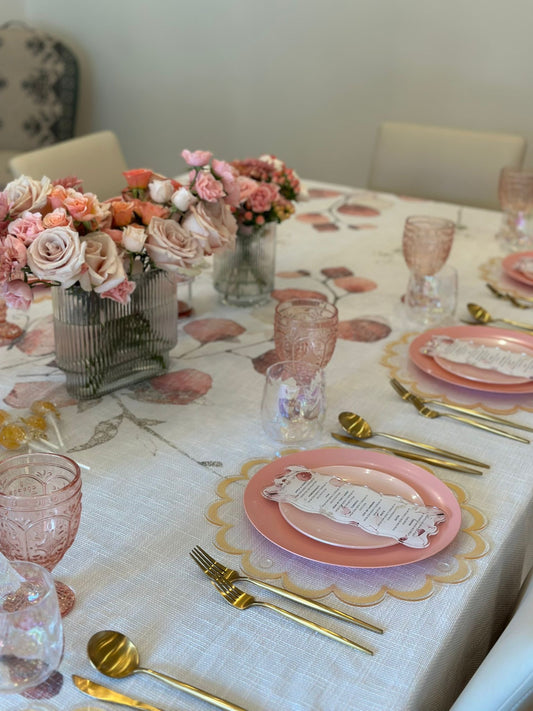 Whimsical Burgundy Butterfly Runner Design