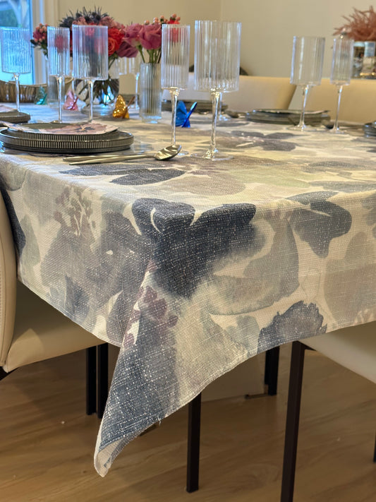 Burlap Shades of Purple Watercolor