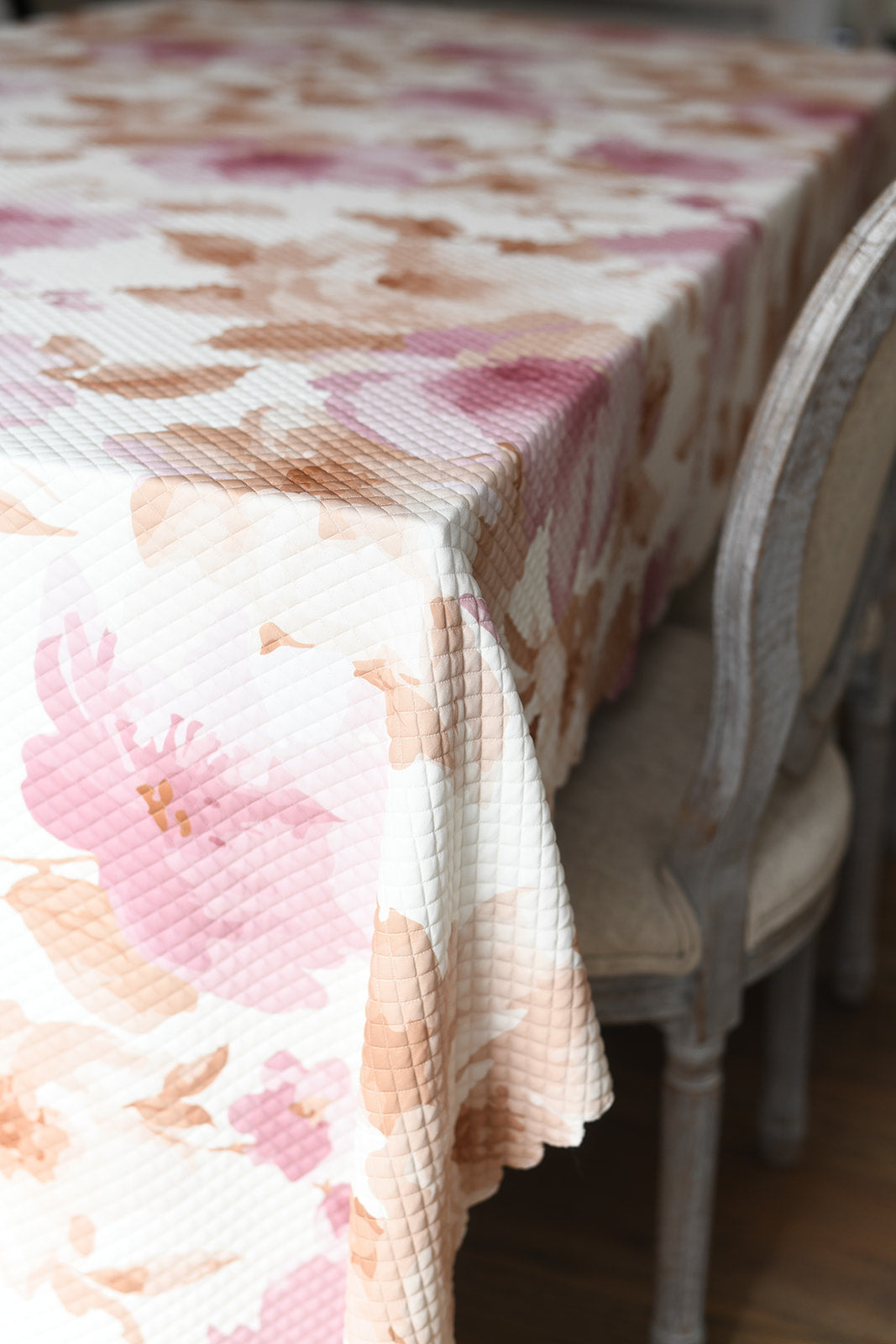 Quilted Pink/Camel Floral