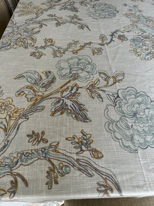 Dreamy Beach Floral Burlap