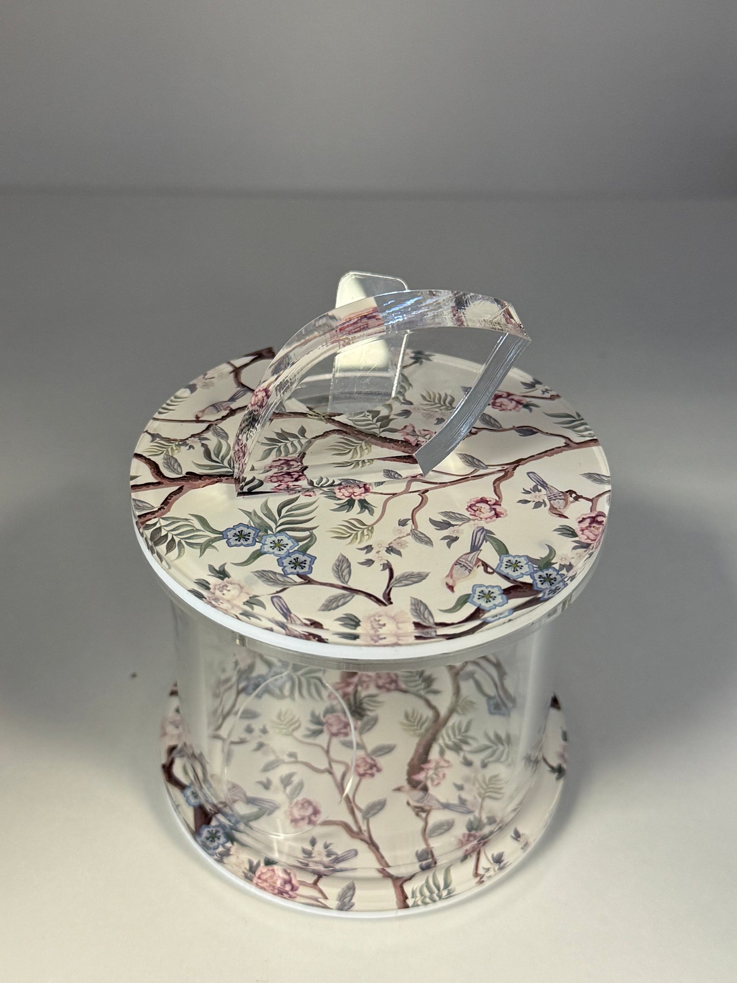Colorful Chinoiserie Honey Dish