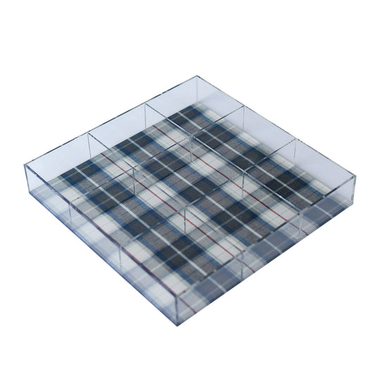 Plaid Sectional Tray