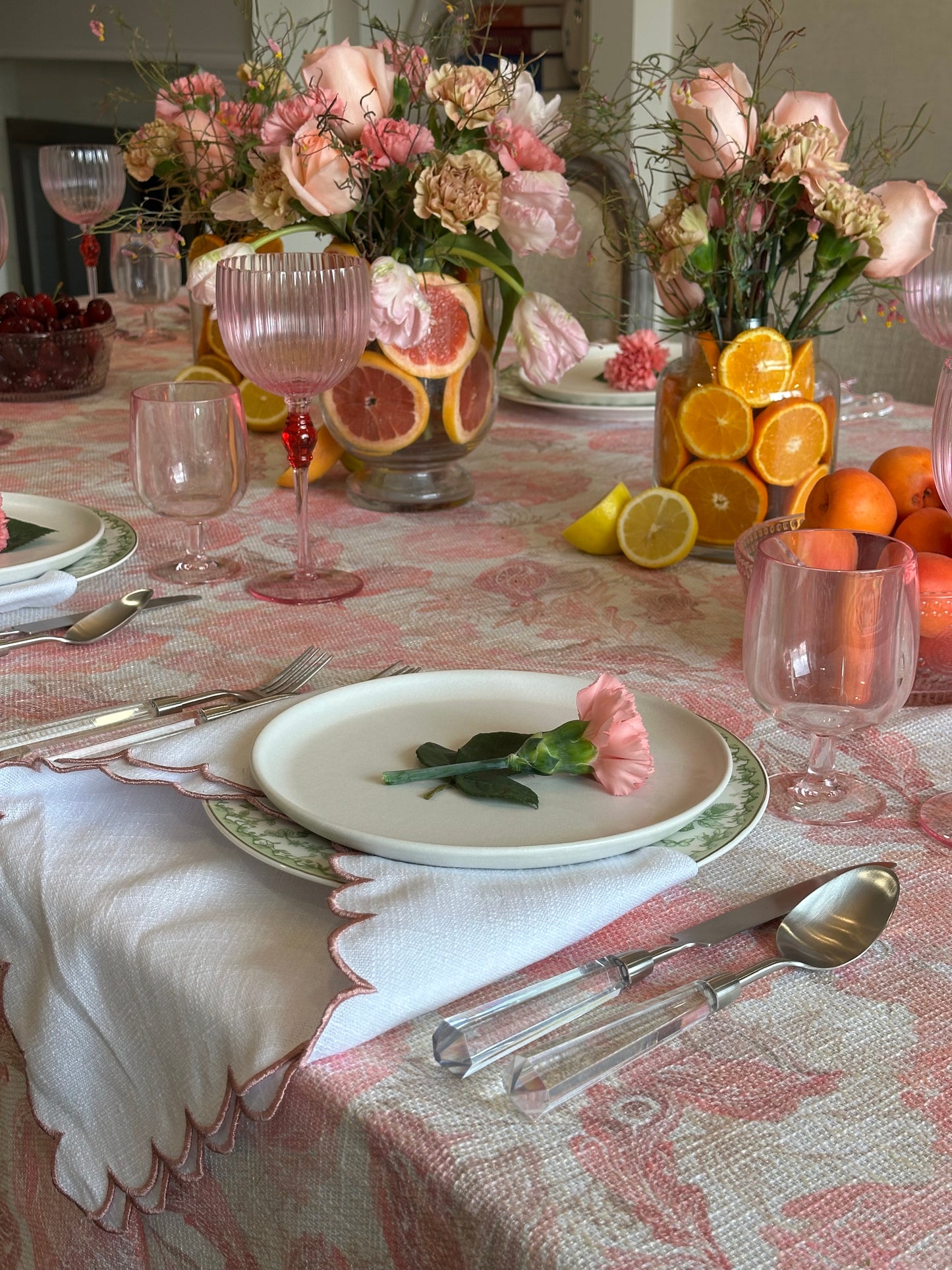 Scallop Linen Napkin