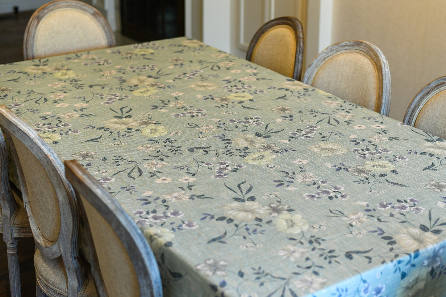 Sage Floral with lavender