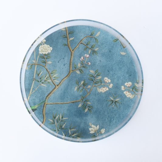 Midnight Chinoiserie Round Tray