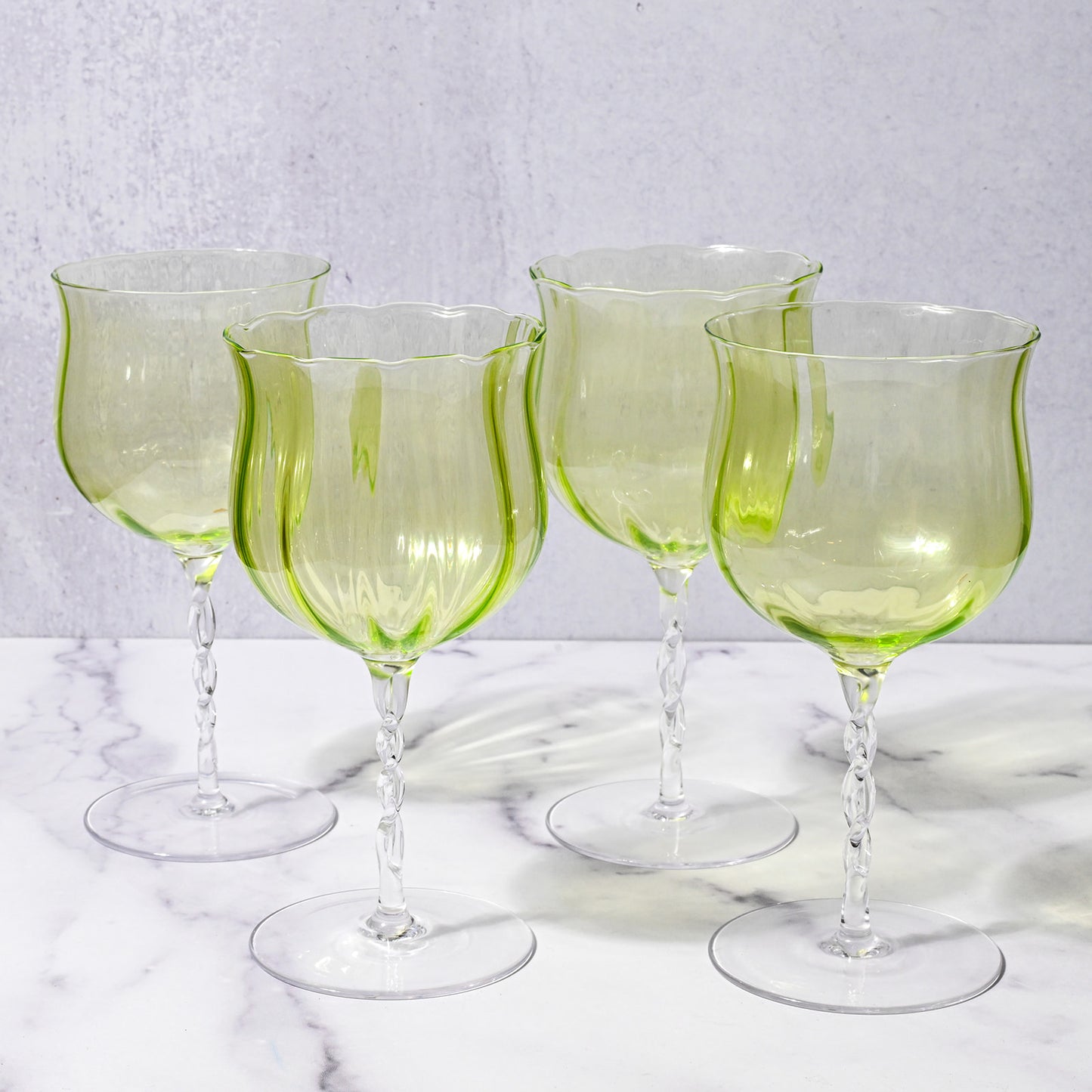 Flower Spiral Glass