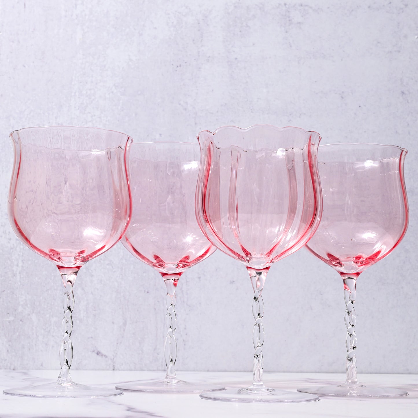 Flower Spiral Glass