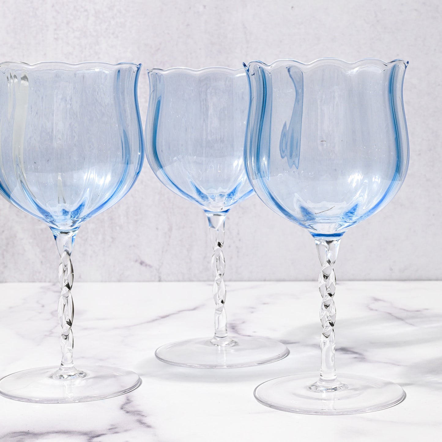 Flower Spiral Glass