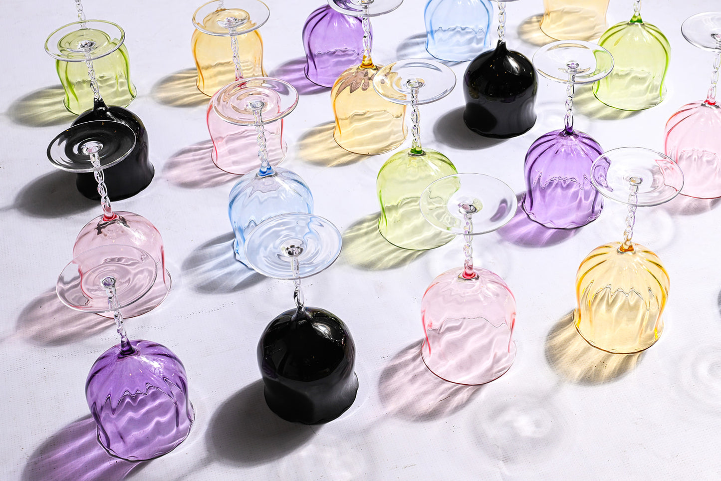 Flower Spiral Glass