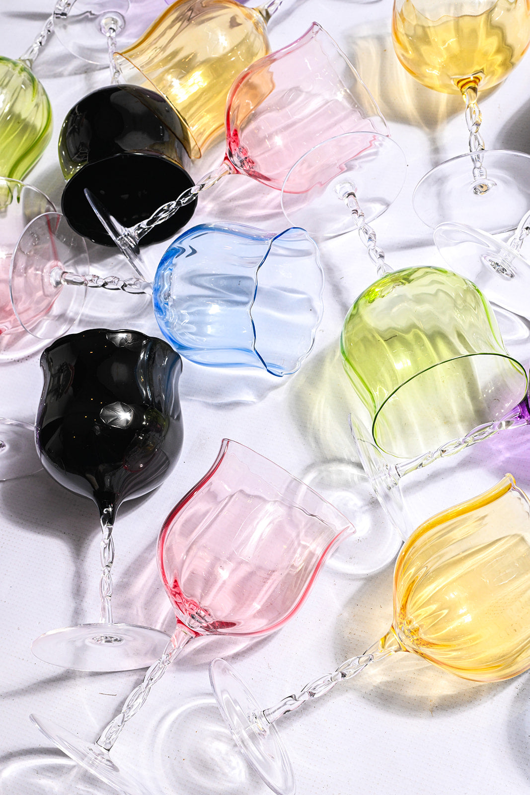 Flower Spiral Glass