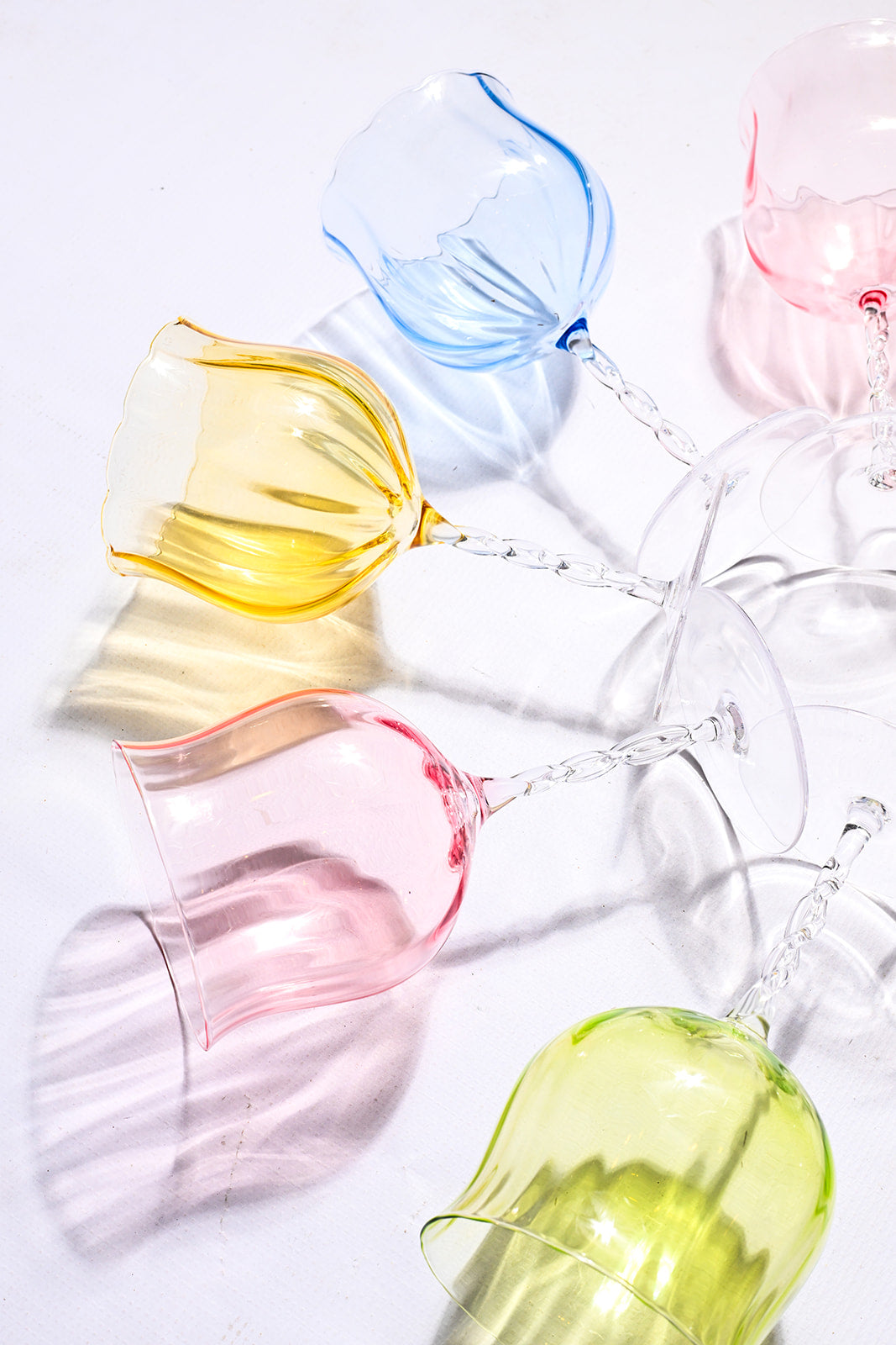 Flower Spiral Glass