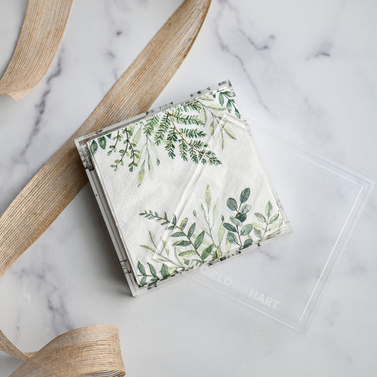 Napkin Holder with Napkins