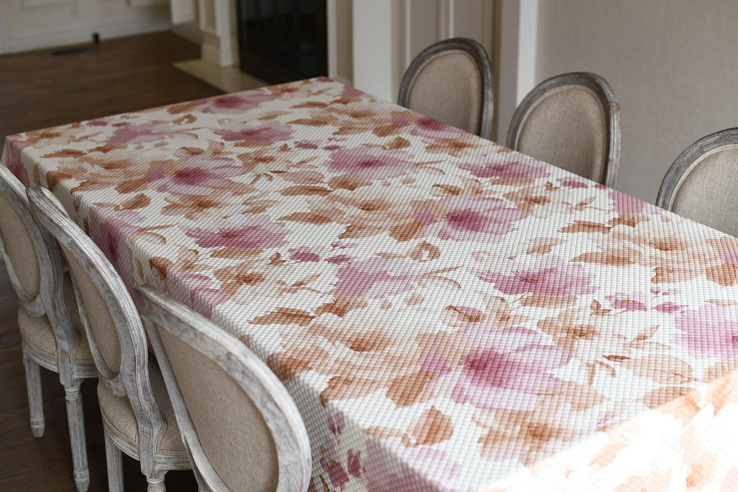 Quilted Pink/Camel Floral