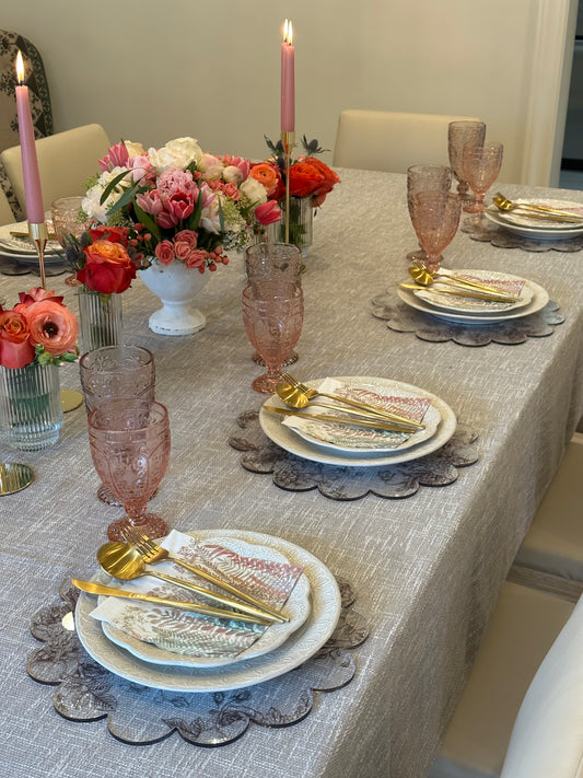 Solid: Grey Taupe Burlap