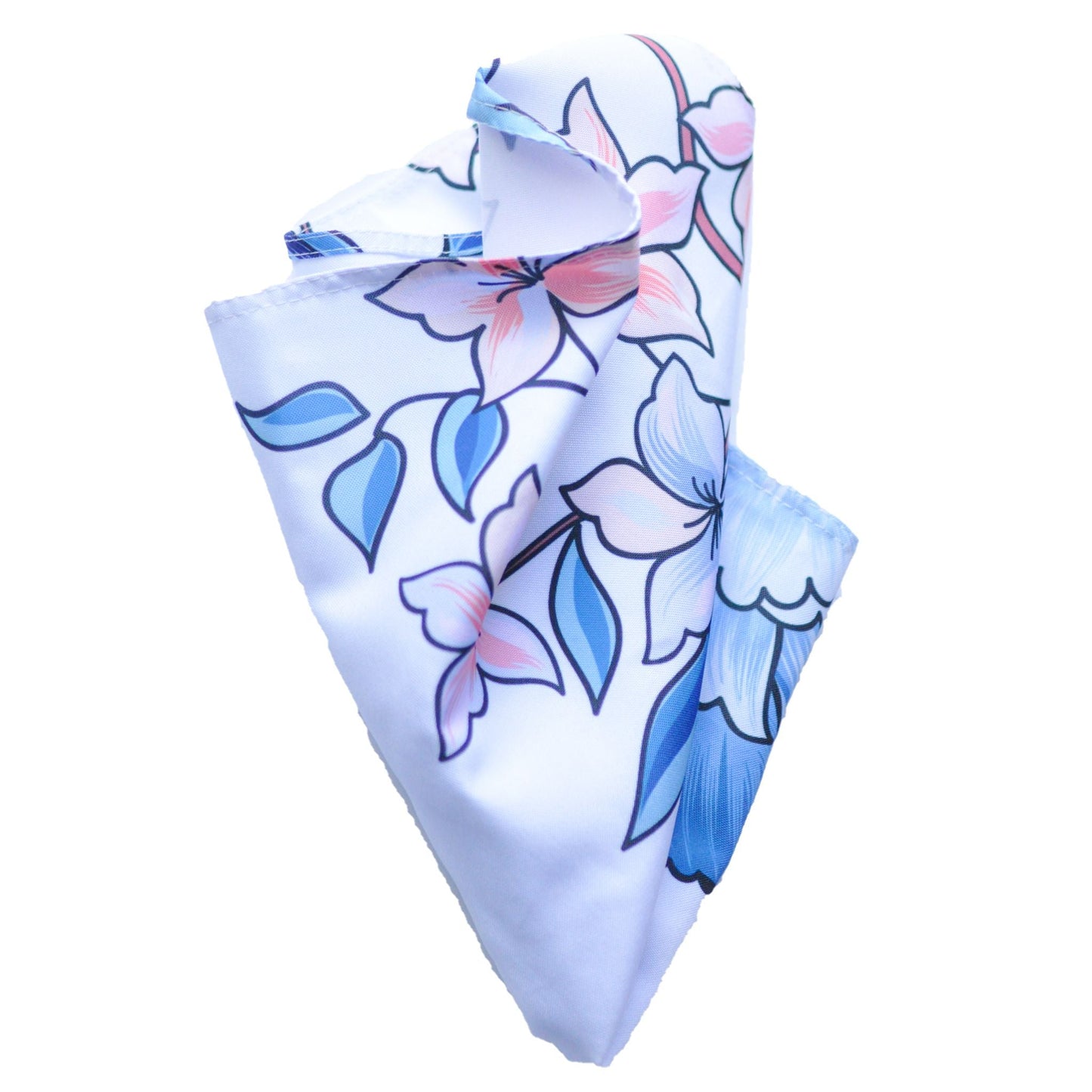Blue Botanical Reusable Napkin