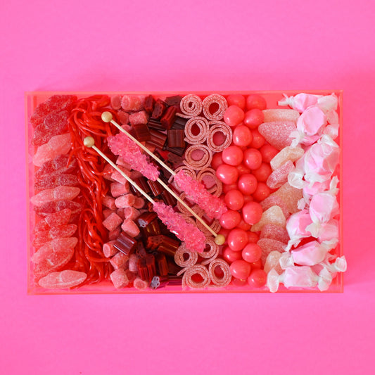 Pinking of you:) Pink standard Lucite tray