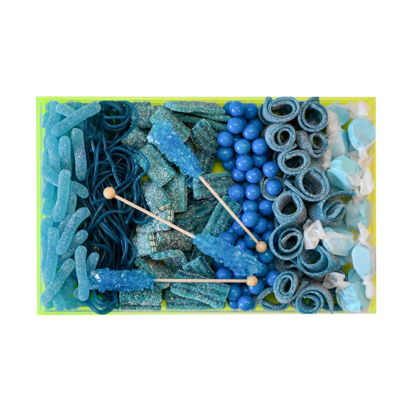 Once in a Blue:) Blue standard Lucite tray