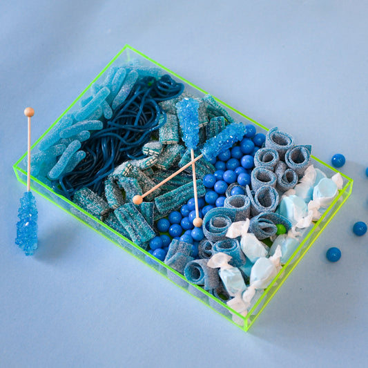 Once in a Blue:) Blue standard Lucite tray