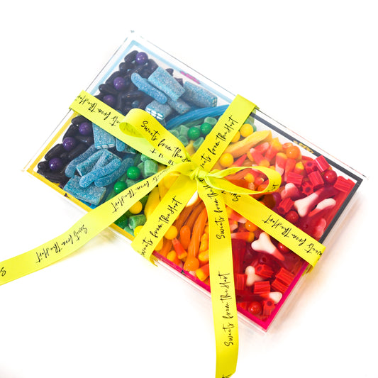 Medium Luxury Lucite Tray with cover