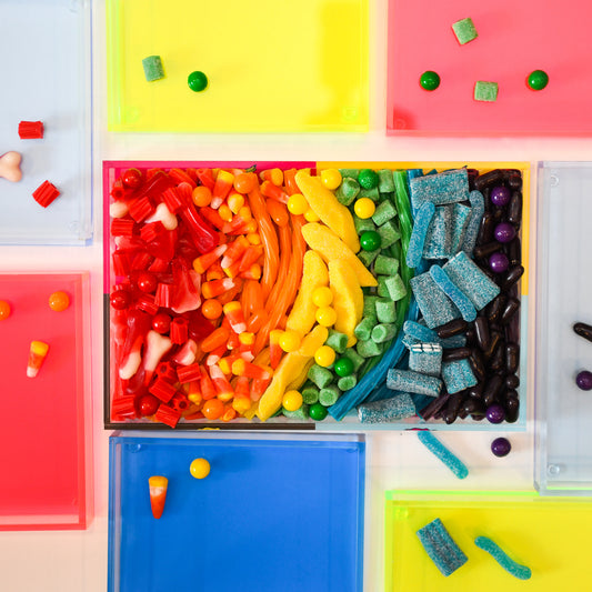 Medium Luxury Lucite Tray with cover