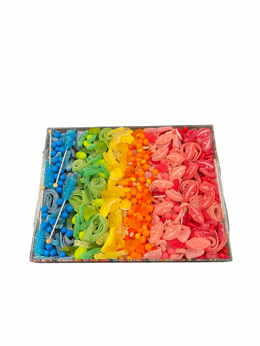 Large Luxury Lucite Tray with cover