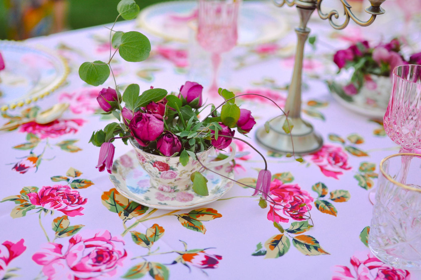 Fiori Vibranti THINNER fabric