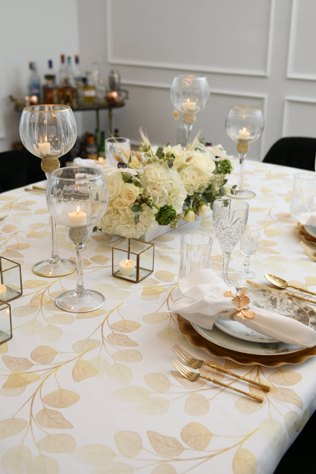 Gold Leaf Luxe Dressy Fabric