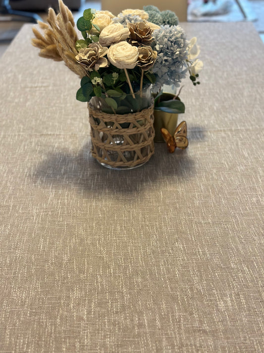 Solid: Grey Taupe Burlap