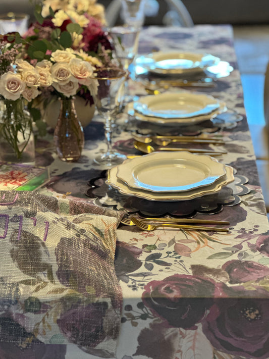 Purple Flower Velvet