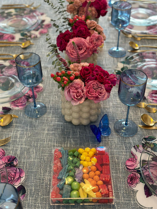 Solid: Pretty Blue (Denim) Burlap