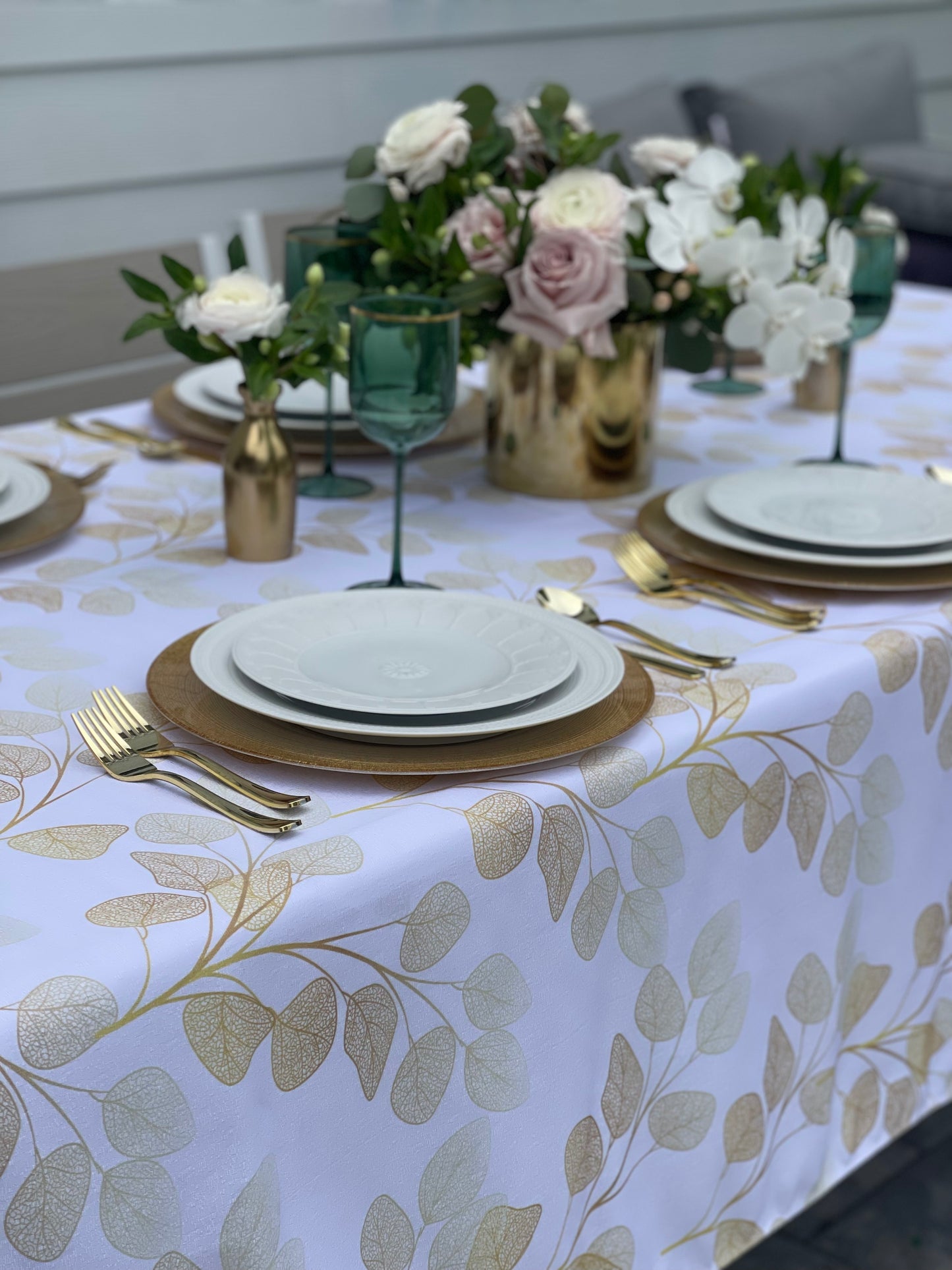 Gold Leaf Luxe Dressy Fabric