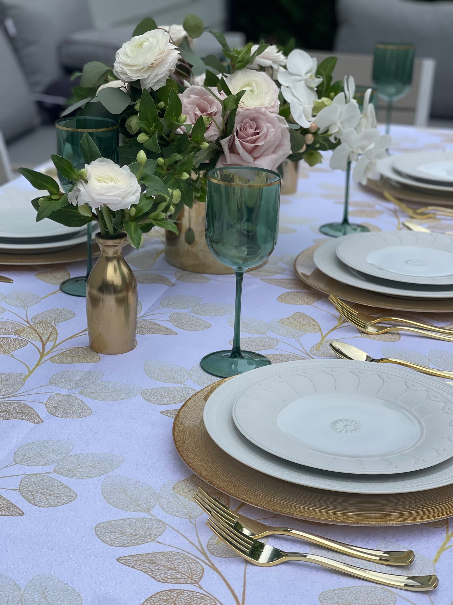 Gold Leaf Luxe Dressy Fabric