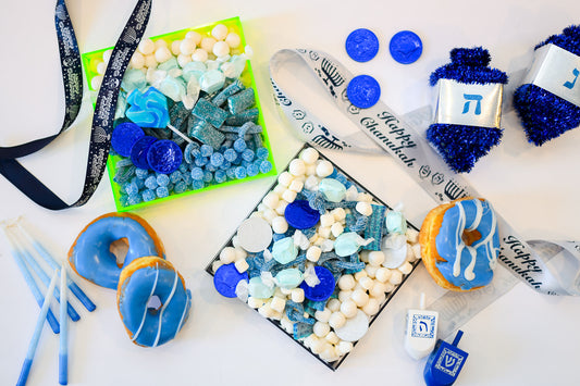 Small Chanukah Theme Candy Tray