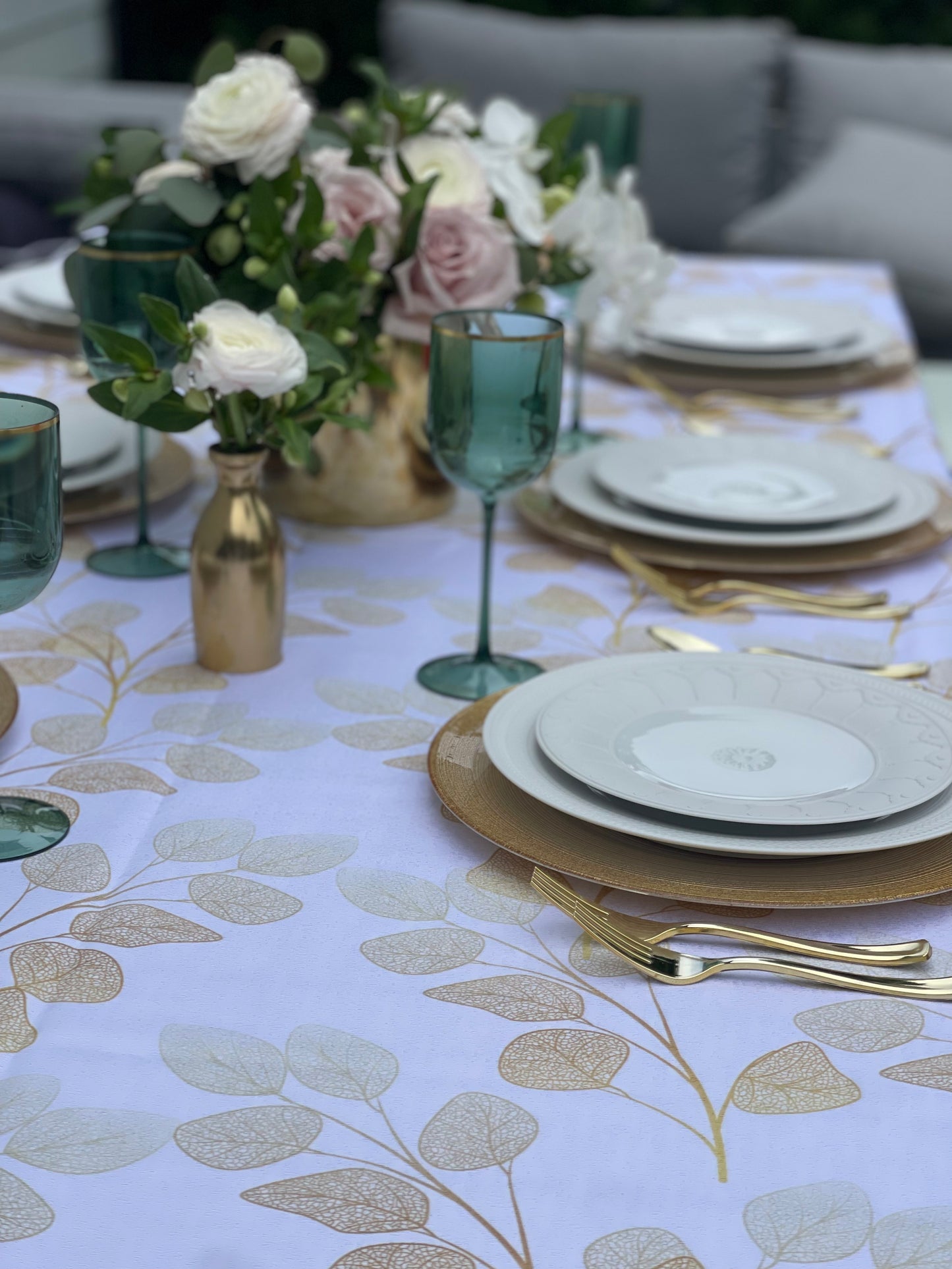 Gold Leaf Luxe Dressy Fabric