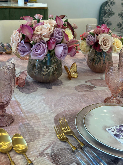 September Florals- Burlap