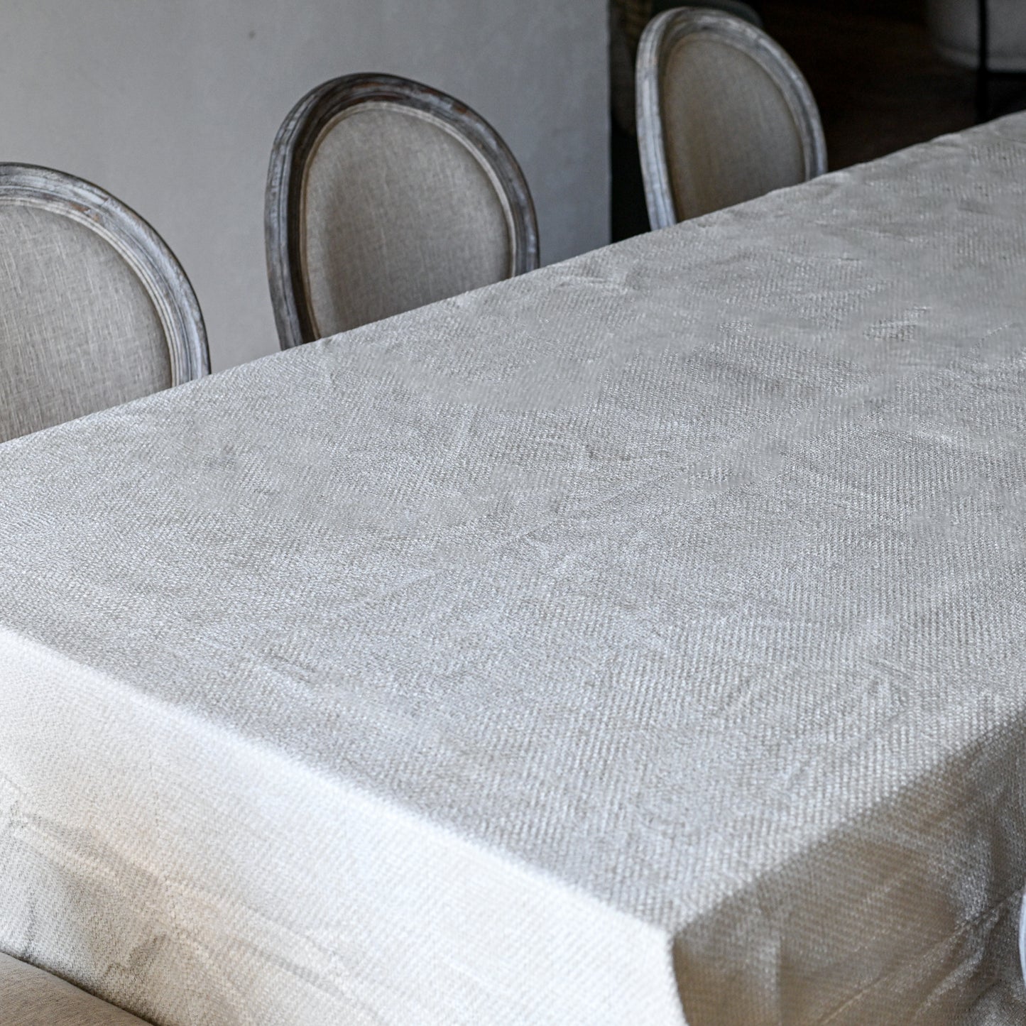 Basketweave Velour-White Quartz