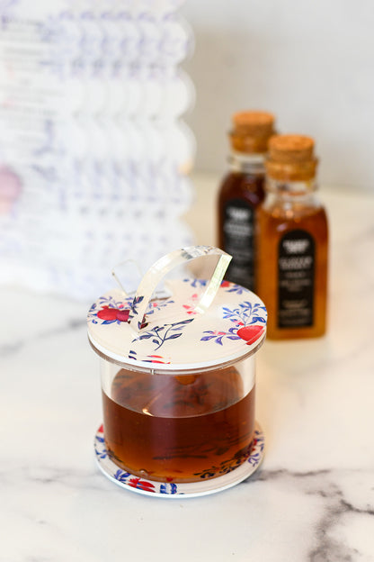 Pomegranate Design Honey Dish