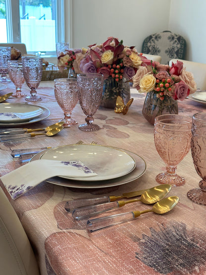 September Florals- Burlap