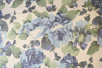 Blue + Green Florals