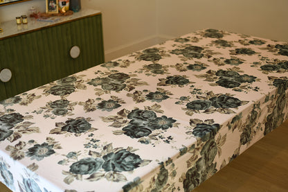 Green Floral, Velvet