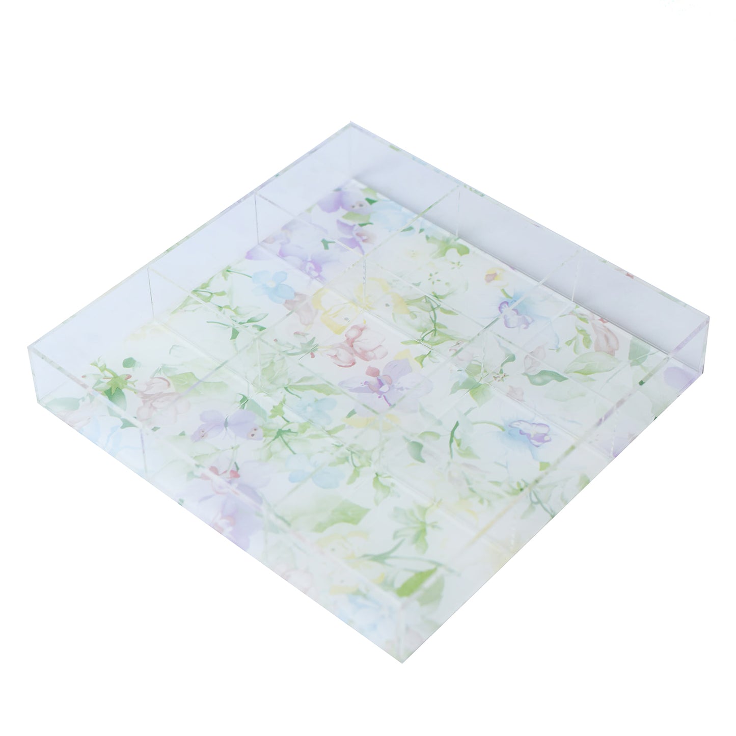 Pastel Garden Sectional Tray