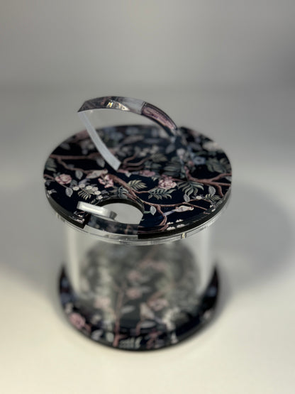 Navy Chinoiserie Honey Dish