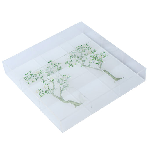 Chinoiserie Trees Sectional Tray