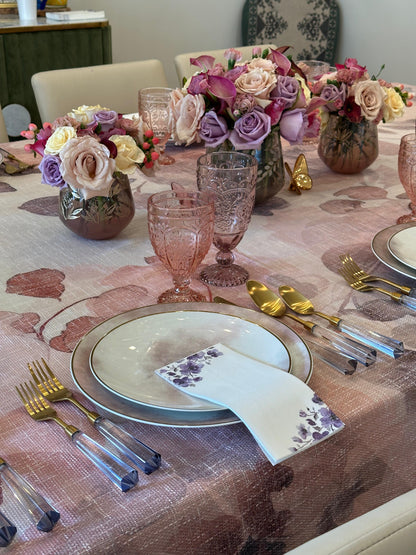 September Florals- Burlap