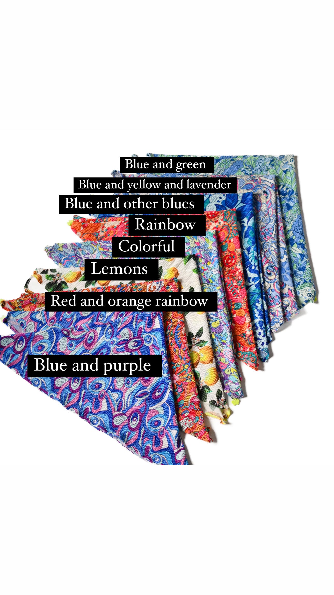 Crinkle Bandanas