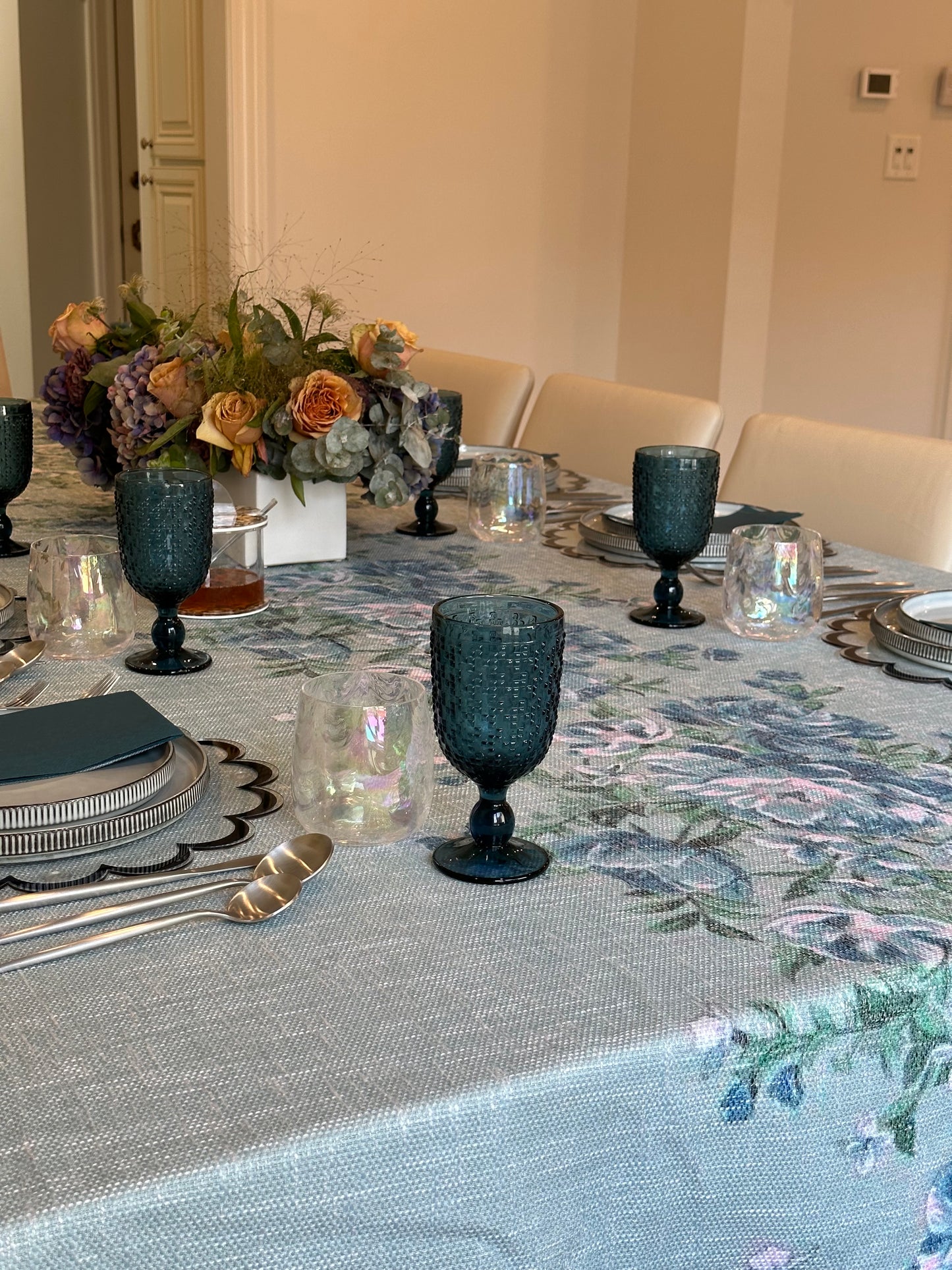 Green x Green floral design (down center)