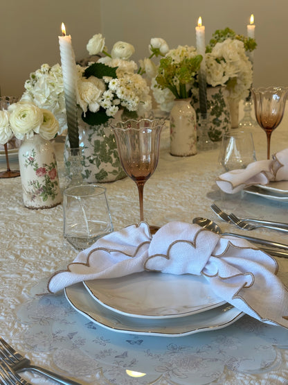 Scallop Linen Napkin (Set of 4)