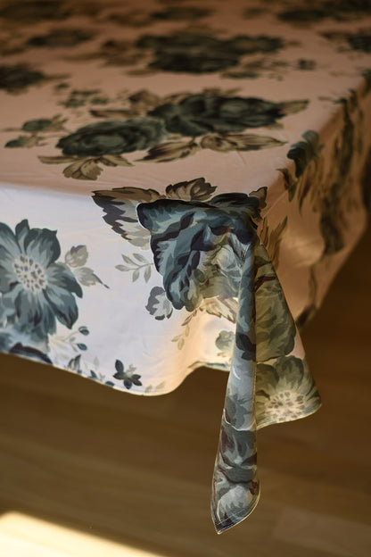 Green Floral, Velvet