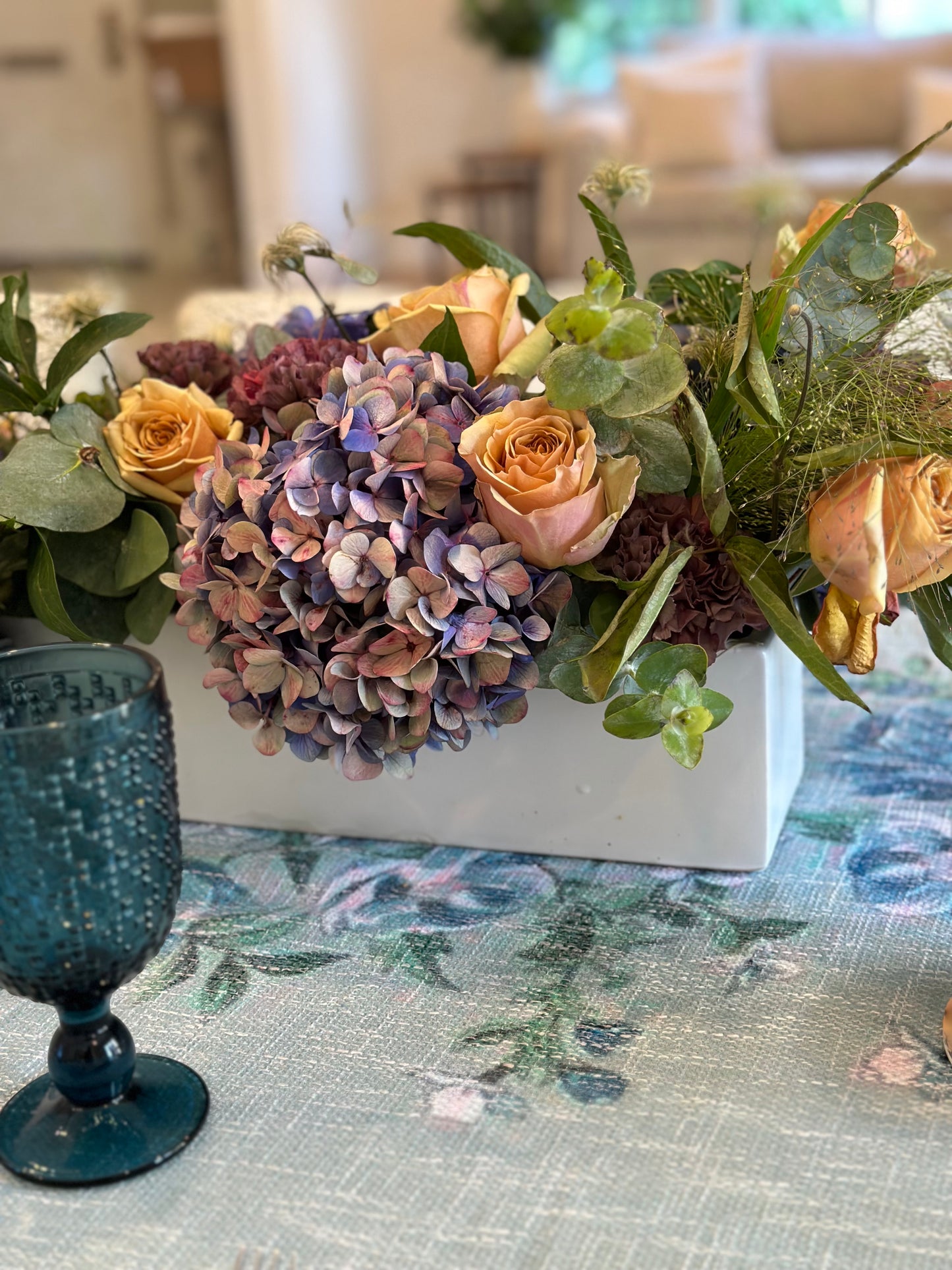 Green x Green floral design (down center)