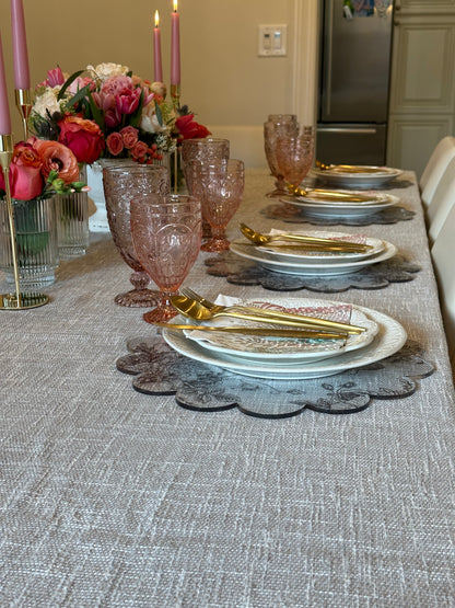 Solid: Grey Taupe Burlap